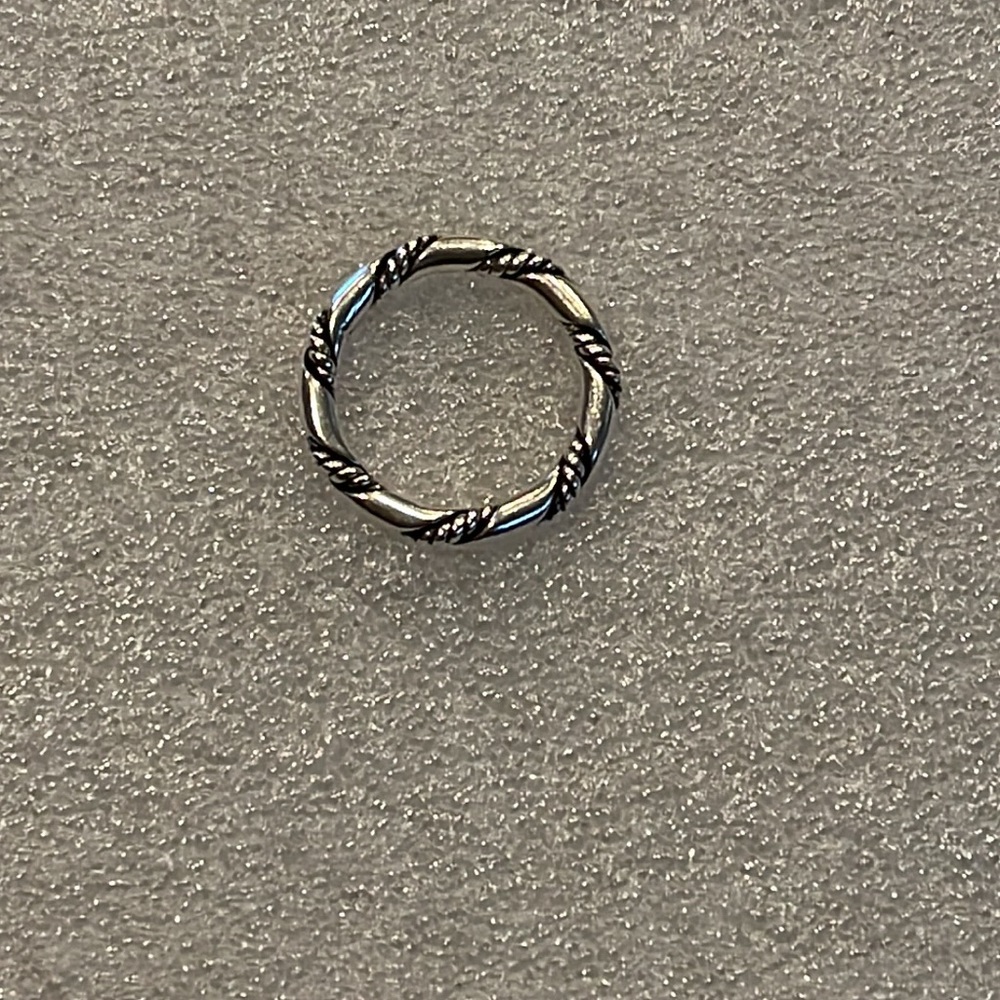 Sterling Silver 925 Stack Ring, Size 5 - image 3